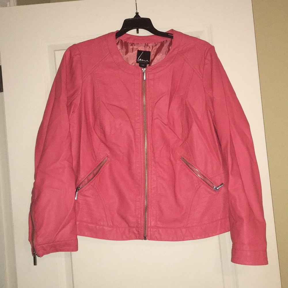 Faux Leather Motorcycle Jacket